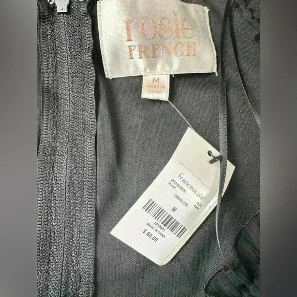 NWT - Ella Ruffle Mini Dress - Black (Size M) - Picture 11 of 11